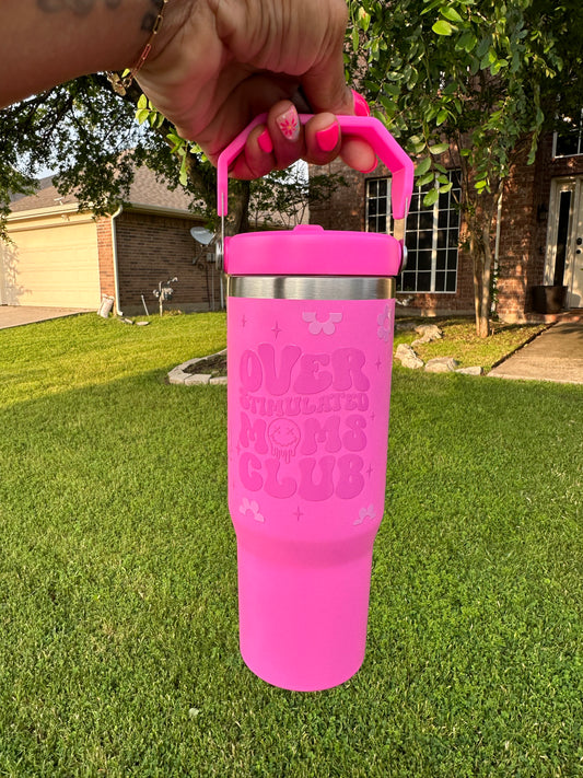 Overstimulated Moms Club Tumbler